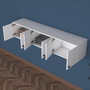 Hanah Home Armario Multiusos EA103 - 2566 Blanco